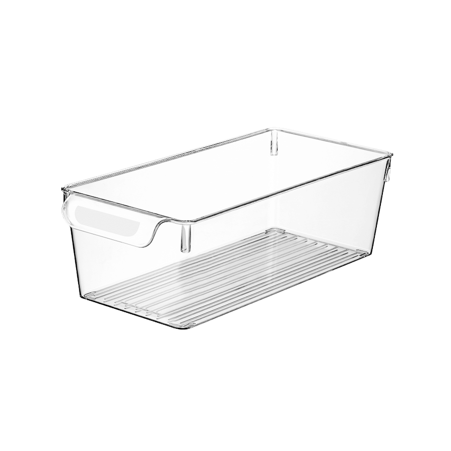 Set 2 bacs rangement réfrigérateur 30x14,50x10cm - Saga Cuisine