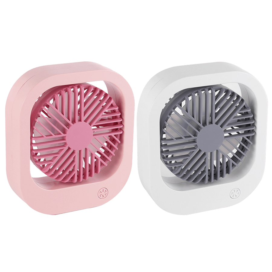 Set 2 mini ventilateurs 14x12cm - Saga Cuisine