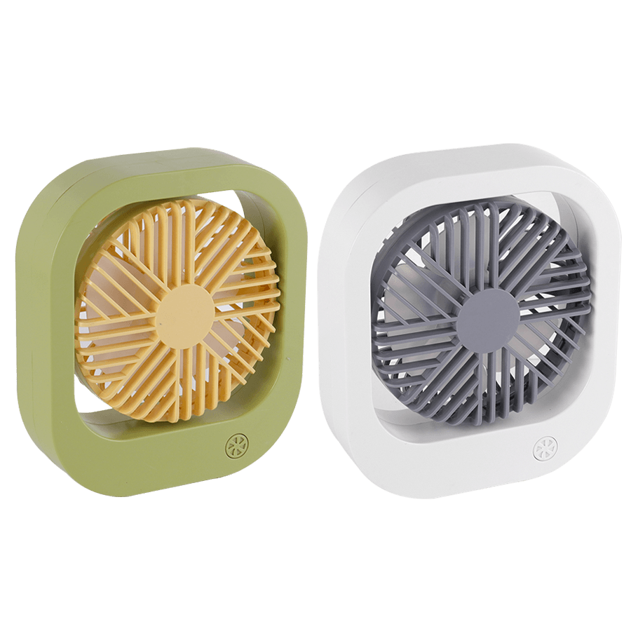 Set 2 mini ventilateurs 14x12cm - Saga Cuisine