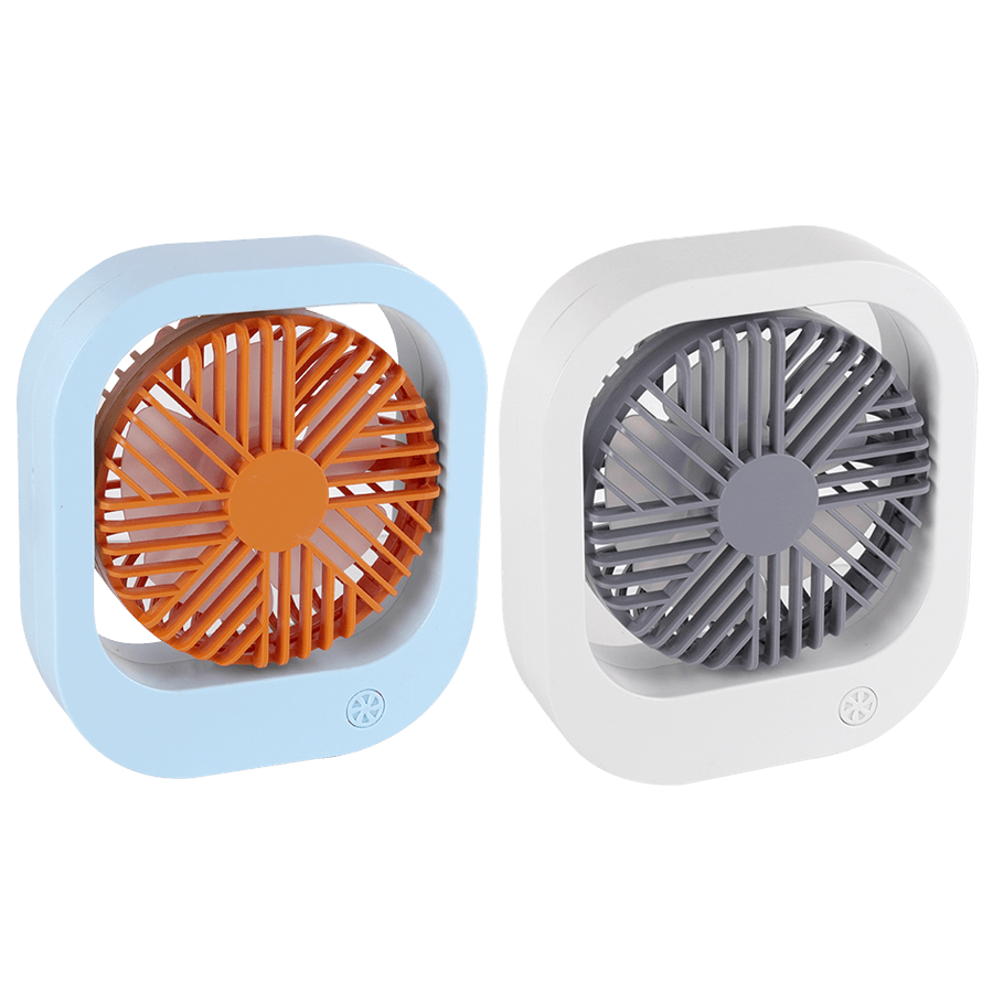 Set 2 mini ventilateurs 14x12cm - Saga Cuisine