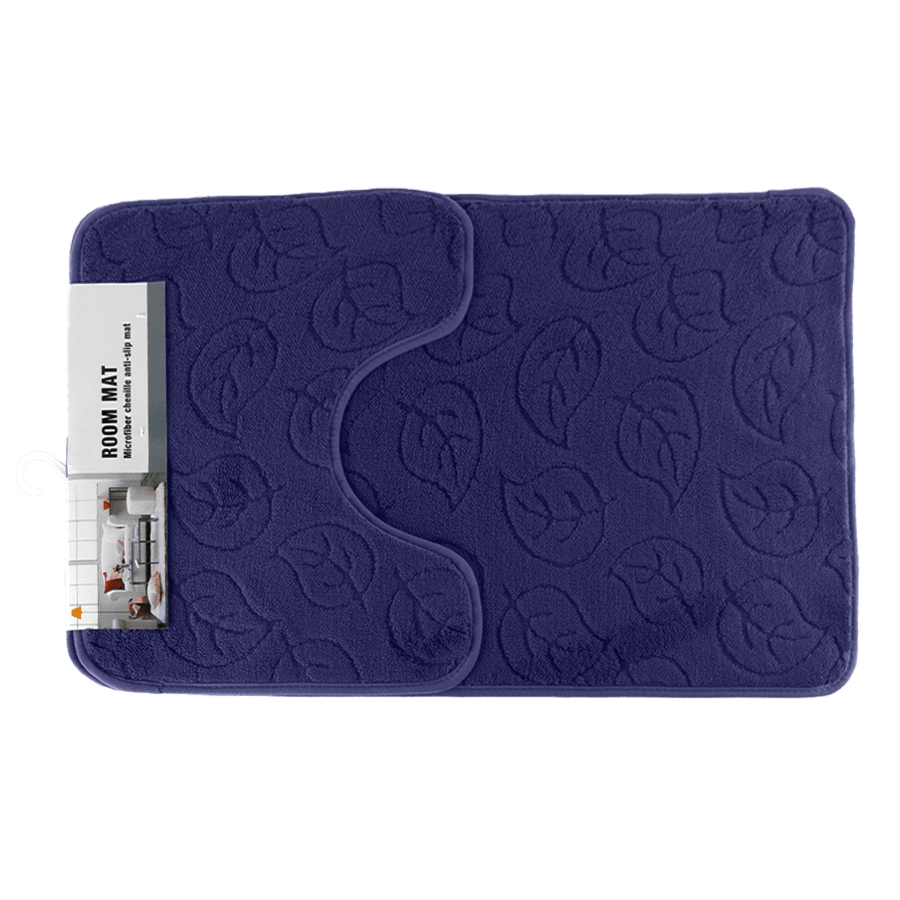 Set 2 tapis salle de bain 50x80cm + 40x50cm - Saga Cuisine