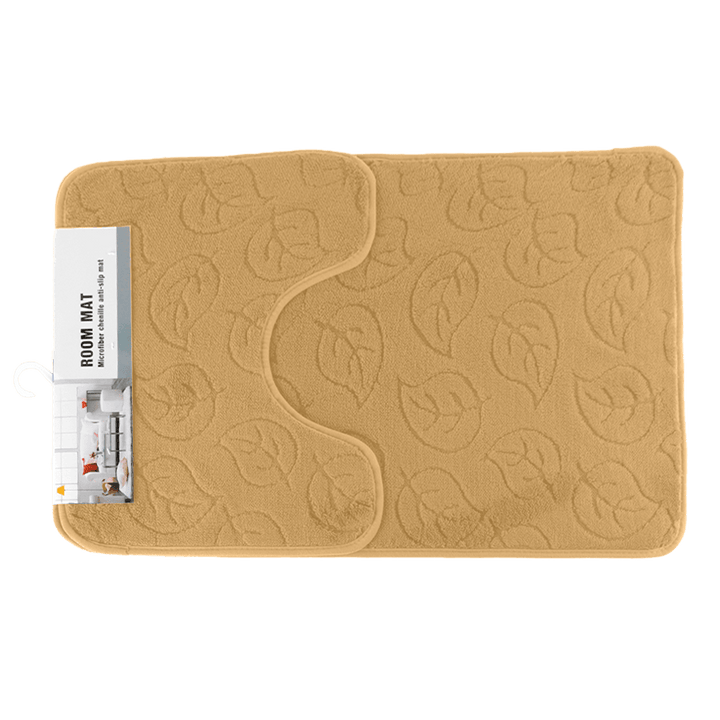 Set 2 tapis salle de bain 50x80cm + 40x50cm - Saga Cuisine