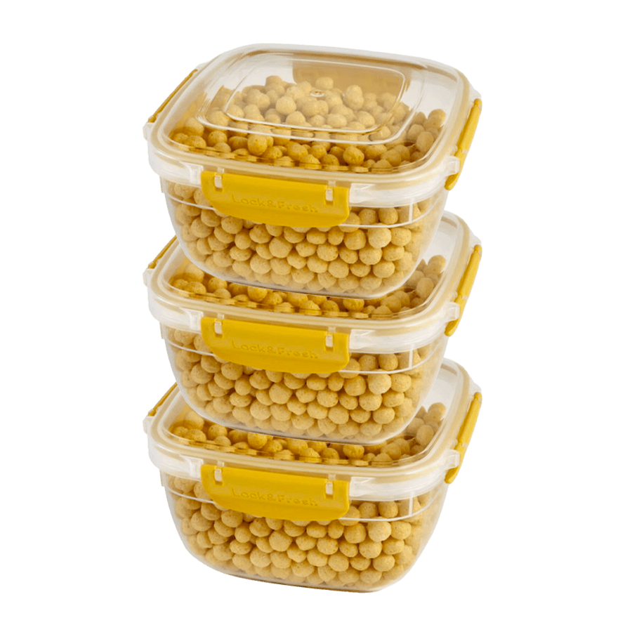 Set 3 boîtes stockage 1500ML - Saga Cuisine