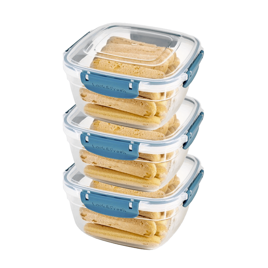 Set 3 boîtes stockage 1500ML - Saga Cuisine