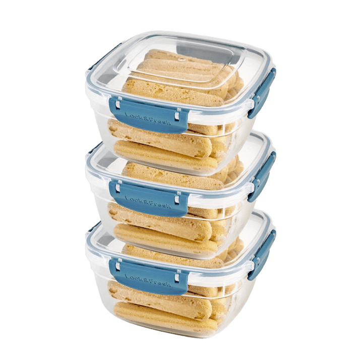 Set 3 boîtes stockage 1500ML - Saga Cuisine