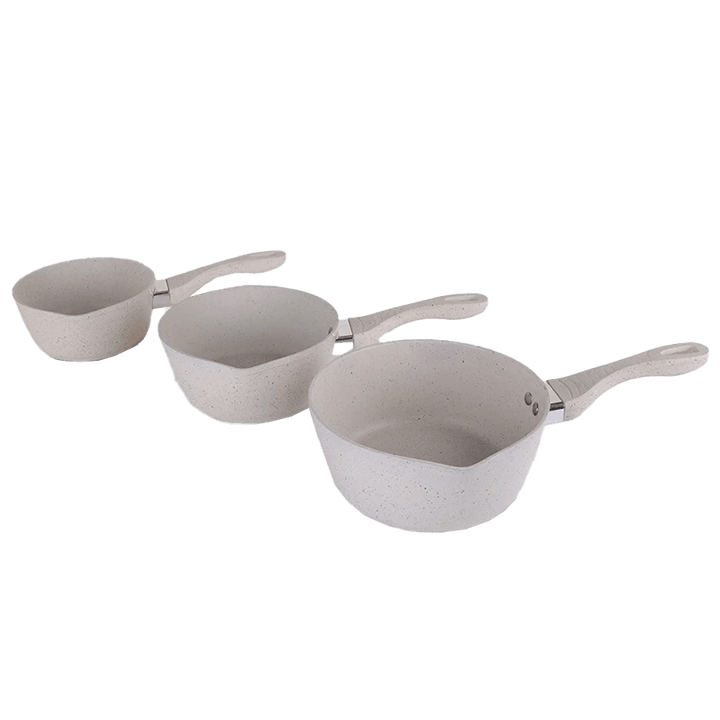 Set 3 casseroles granite 16+18+20cm - Saga Cuisine