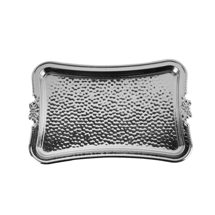 Set 3 plateaux rectangulaires en métal 25x17cm - Saga Cuisine