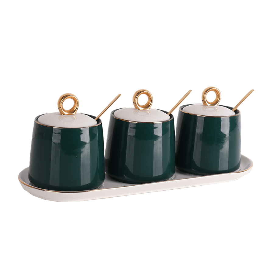 Set 3 pots avec support - Saga Cuisine