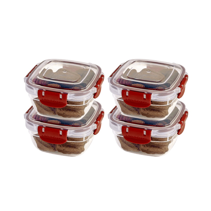 Set 4 boîtes stockage 500ML - Saga Cuisine