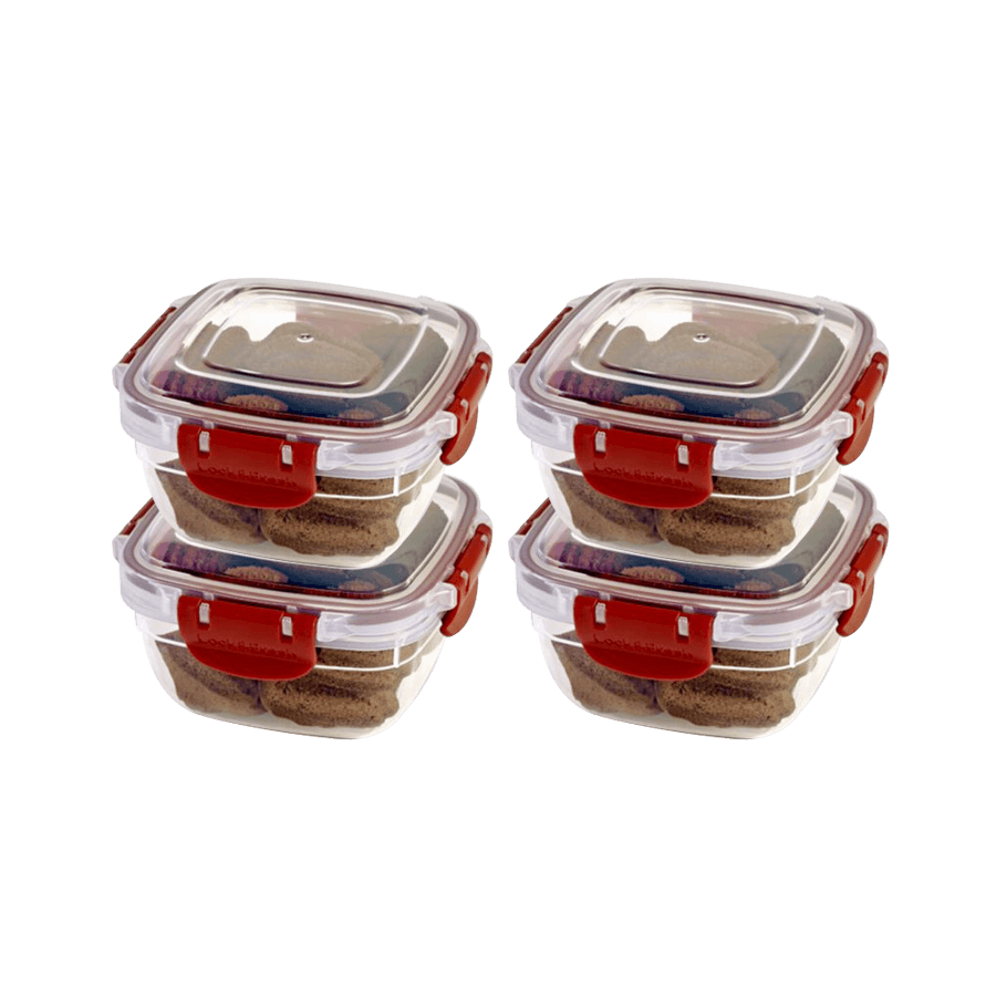 Set 4 boîtes stockage 500ML - Saga Cuisine