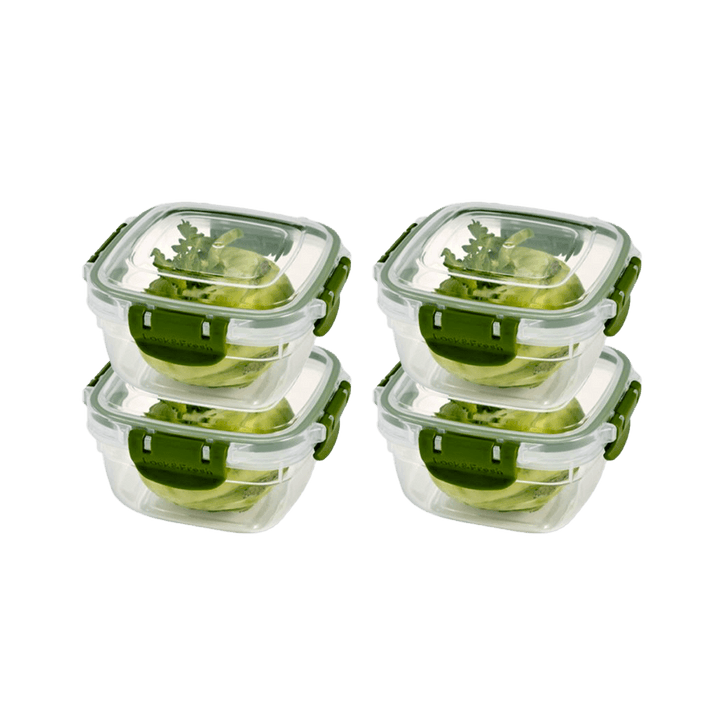 Set 4 boîtes stockage 500ML - Saga Cuisine