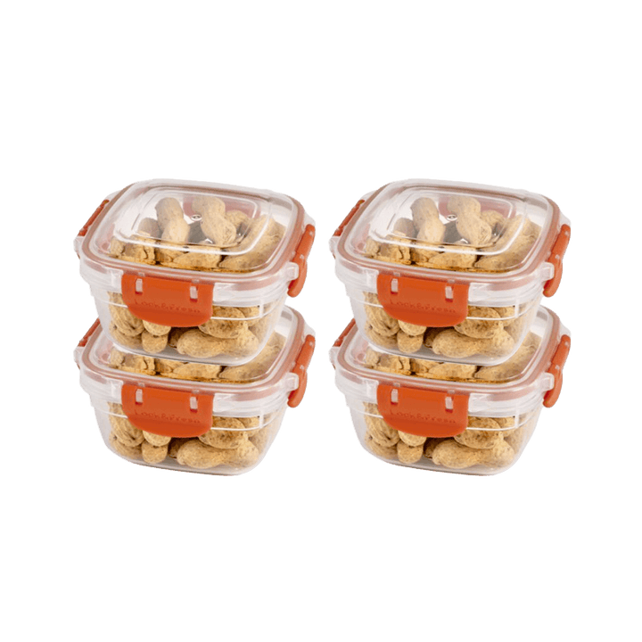 Set 4 boîtes stockage 500ML - Saga Cuisine