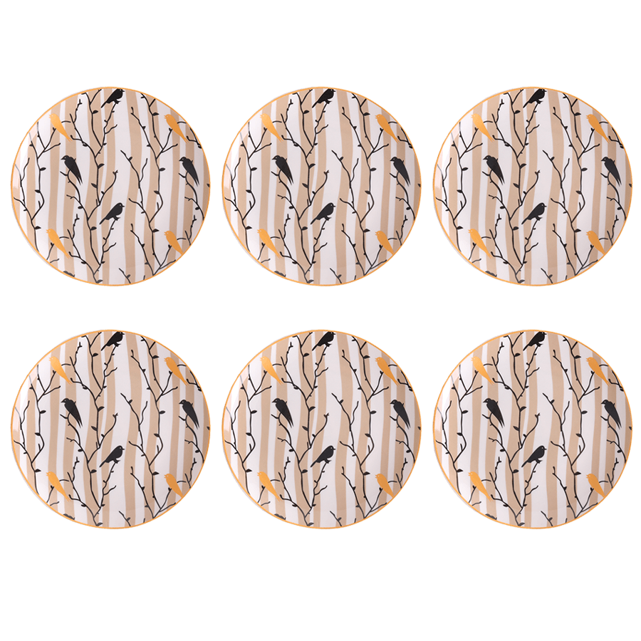 Set 6 assiettes 20cm - Saga Cuisine