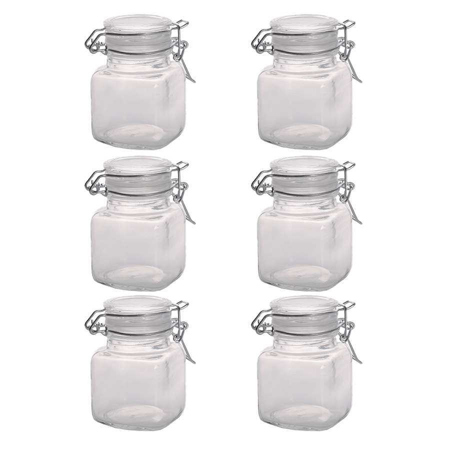 Set 6 mini jarres 60ml - Saga Cuisine