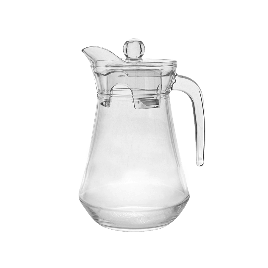 Set carafe 1,30L +6 verres à eau 370ML - Saga Cuisine