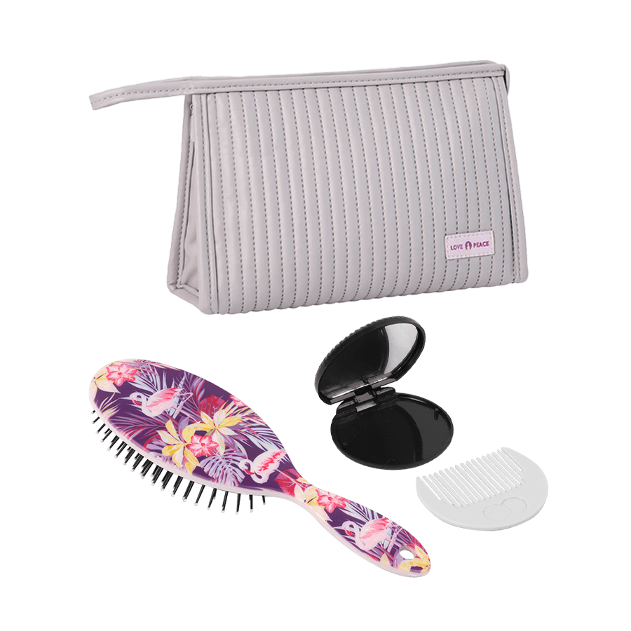 Set trousse + brosse cheveux + miroir pm - Saga Cuisine