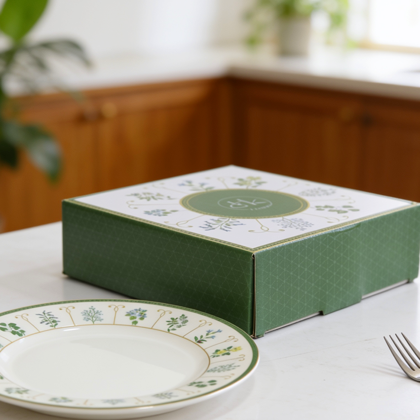 Set 6 Assiettes 19cm Herbier