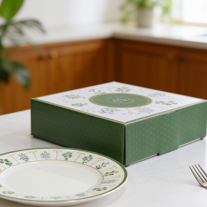 Set 6 Assiettes 19cm Herbier