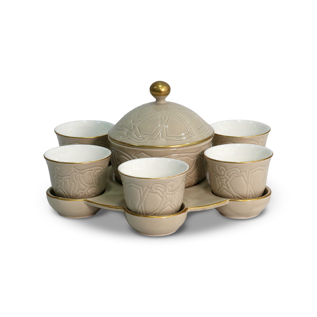 Service de table beige 31pcs