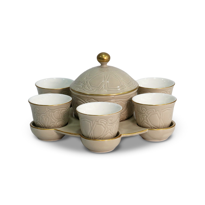 Service de table beige 31pcs