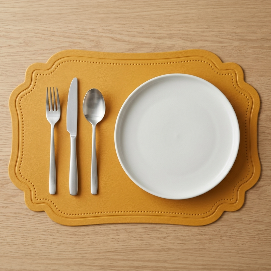 6 sets de table en simili cuir 45x29cm