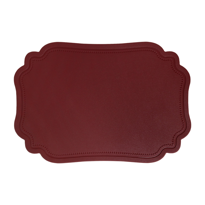 6 sets de table en simili cuir 45x29cm