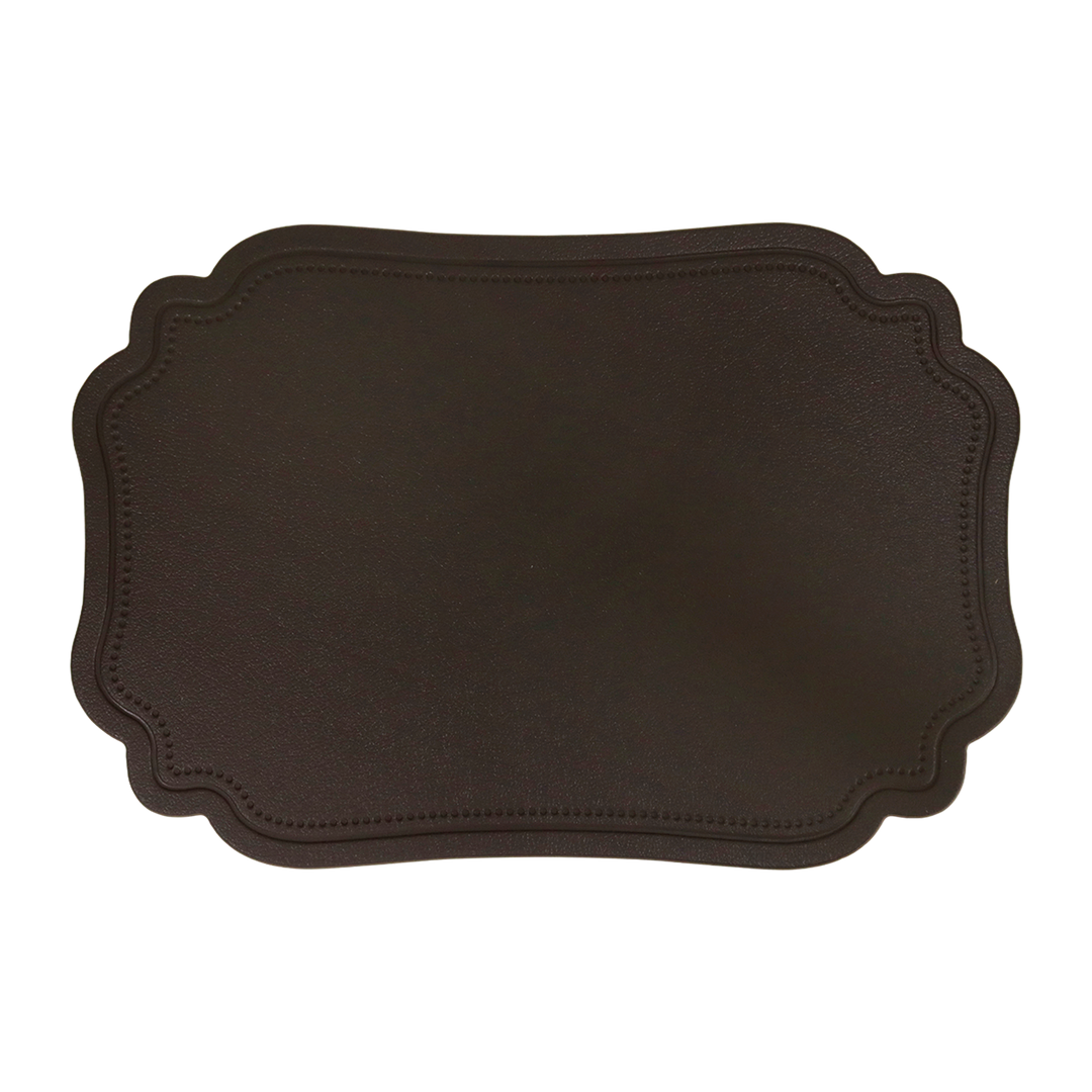 6 sets de table en simili cuir 45x29cm