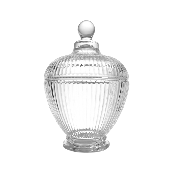 Set 3 sucrières en verre 14cm