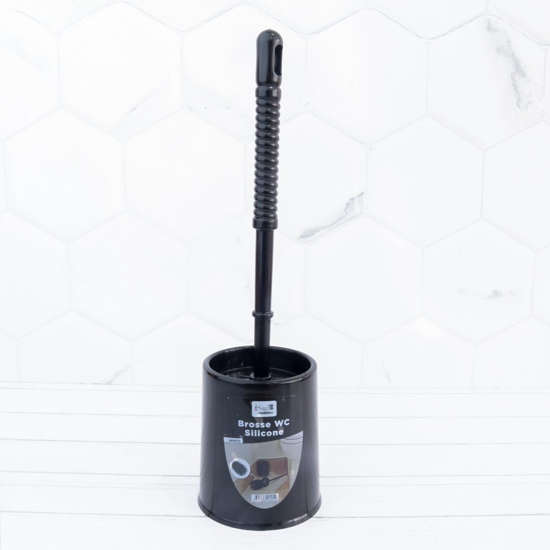 Porte papier toilette avec 8 rouleaux de papier hygiénique + brosse WC + poubelle 5L
