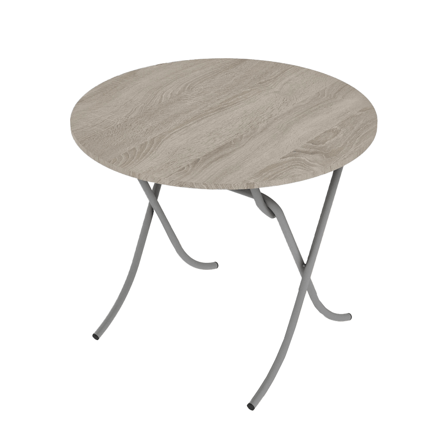 Table pliable ronde 90cm - Saga Cuisine