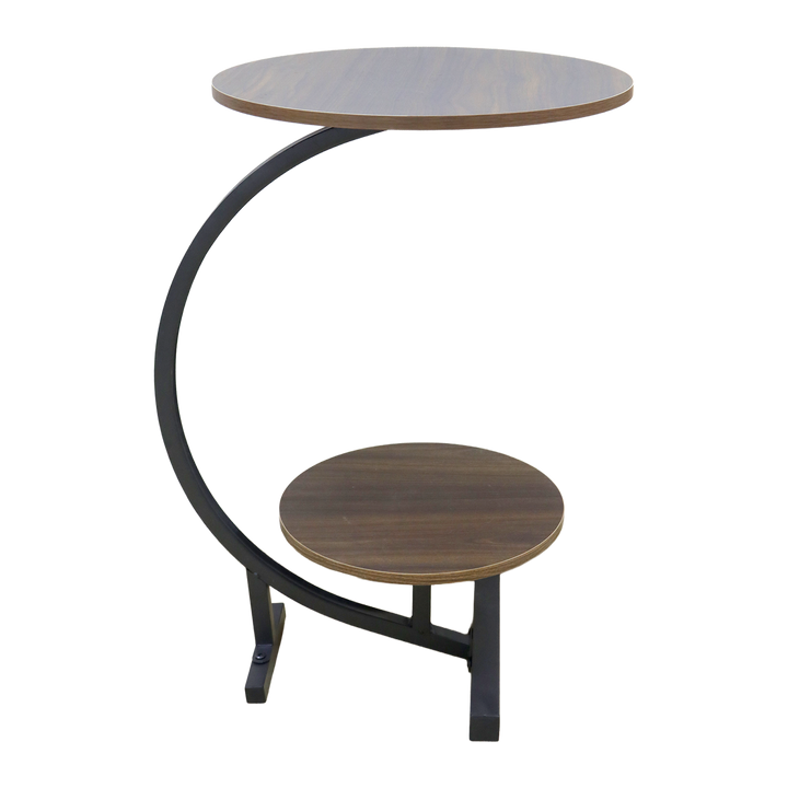 Table d'appoint 2 niveaux en MDF 40x65cm