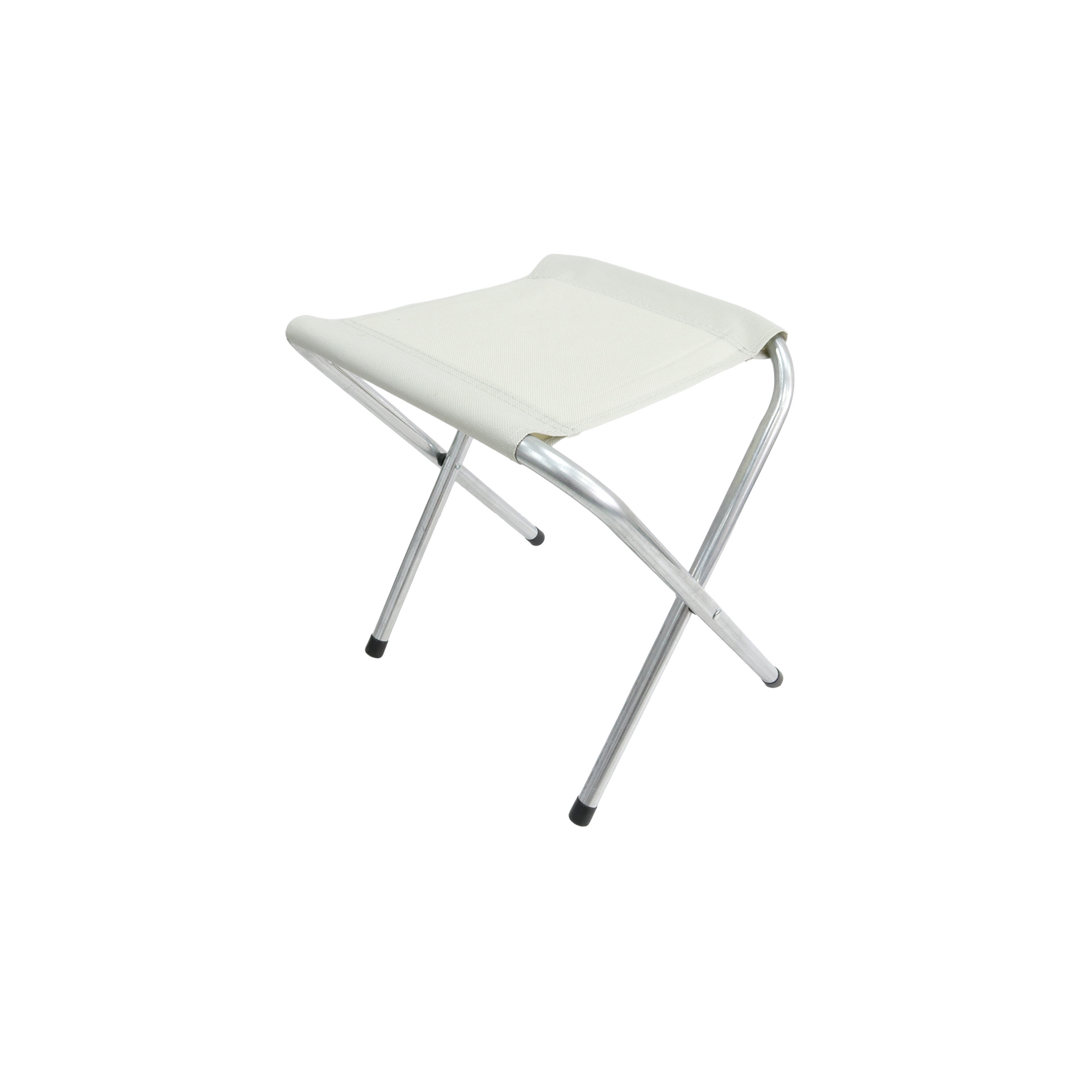 Table pliable en métal 120x60x55cm + 4 tabourets 27x23cm