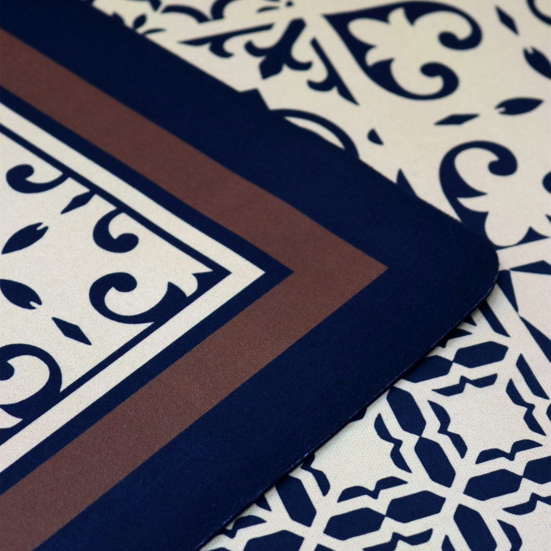 Set 2 tapis cuisine imperméable 180x60cm + 70x60cm