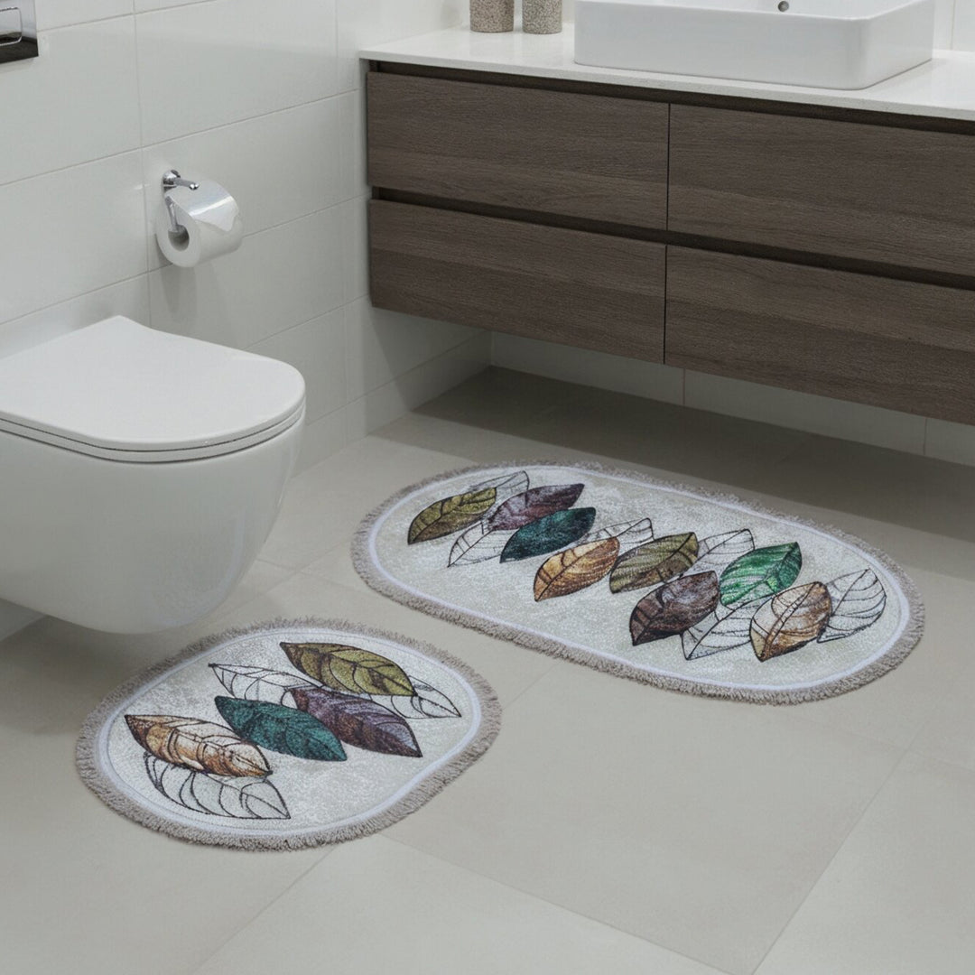 Tapis salle de bain 2pcs