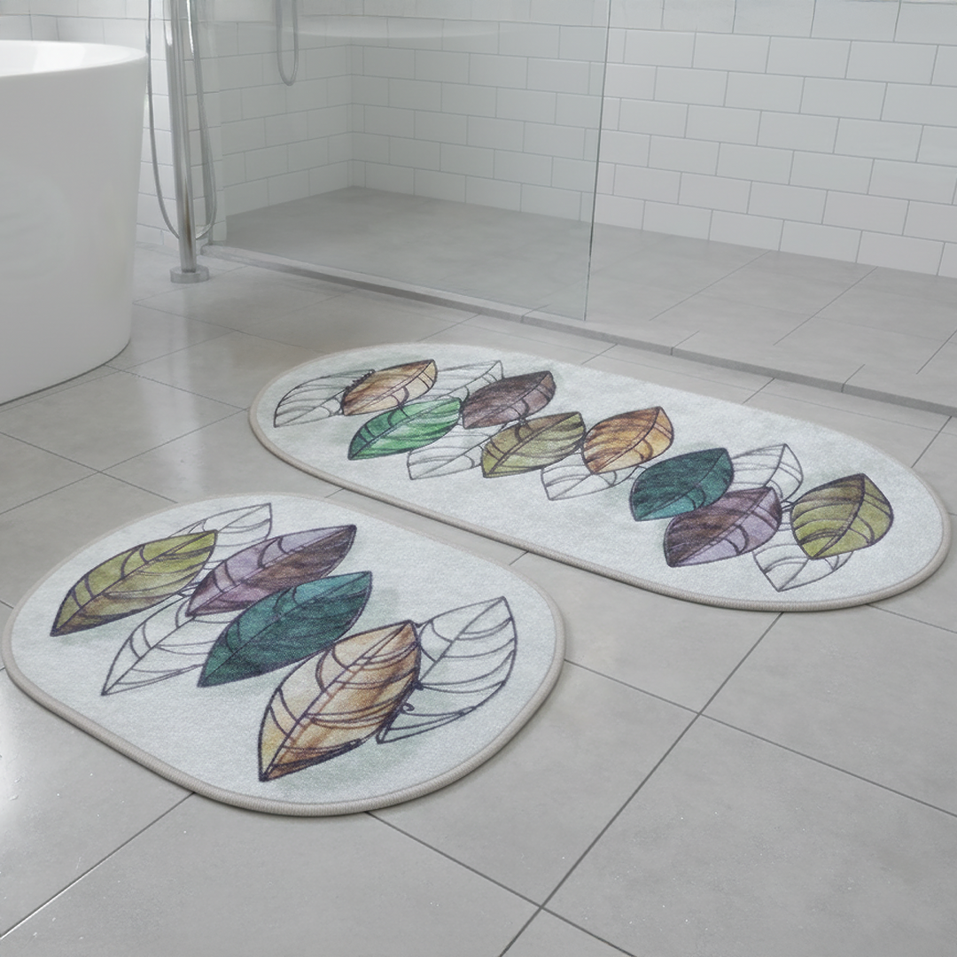 Tapis salle de bain 2pcs