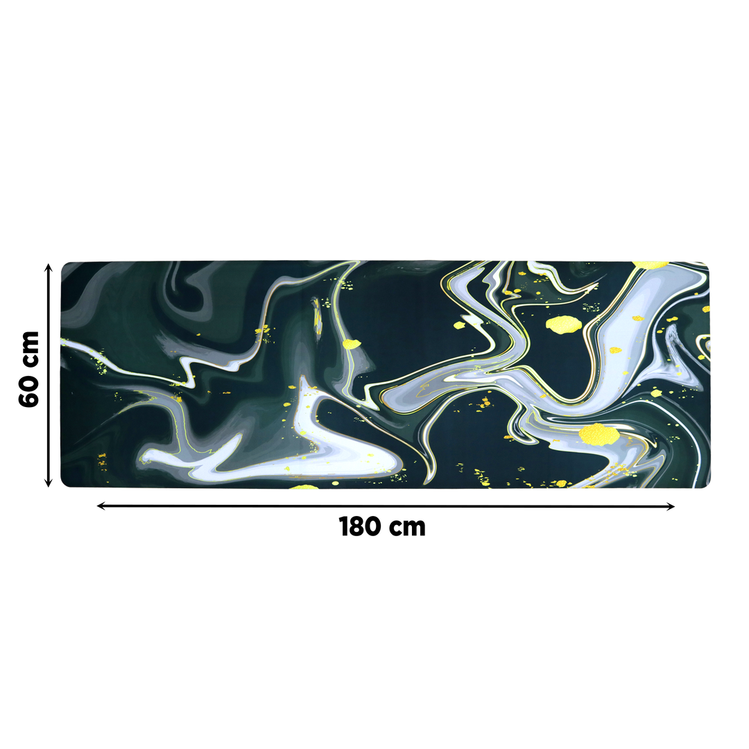 Set 2 tapis cuisine imperméable 180x60cm + 70x60cm