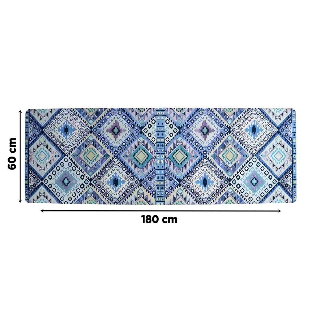 Set 2 tapis cuisine imperméable 180x60cm + 70x60cm