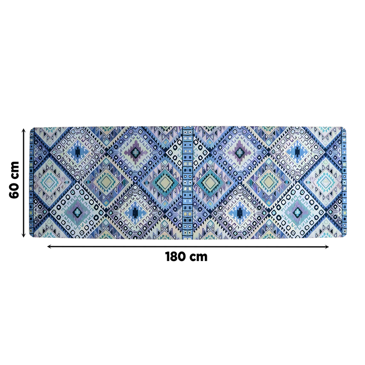 Set 2 tapis cuisine imperméable 180x60cm + 70x60cm