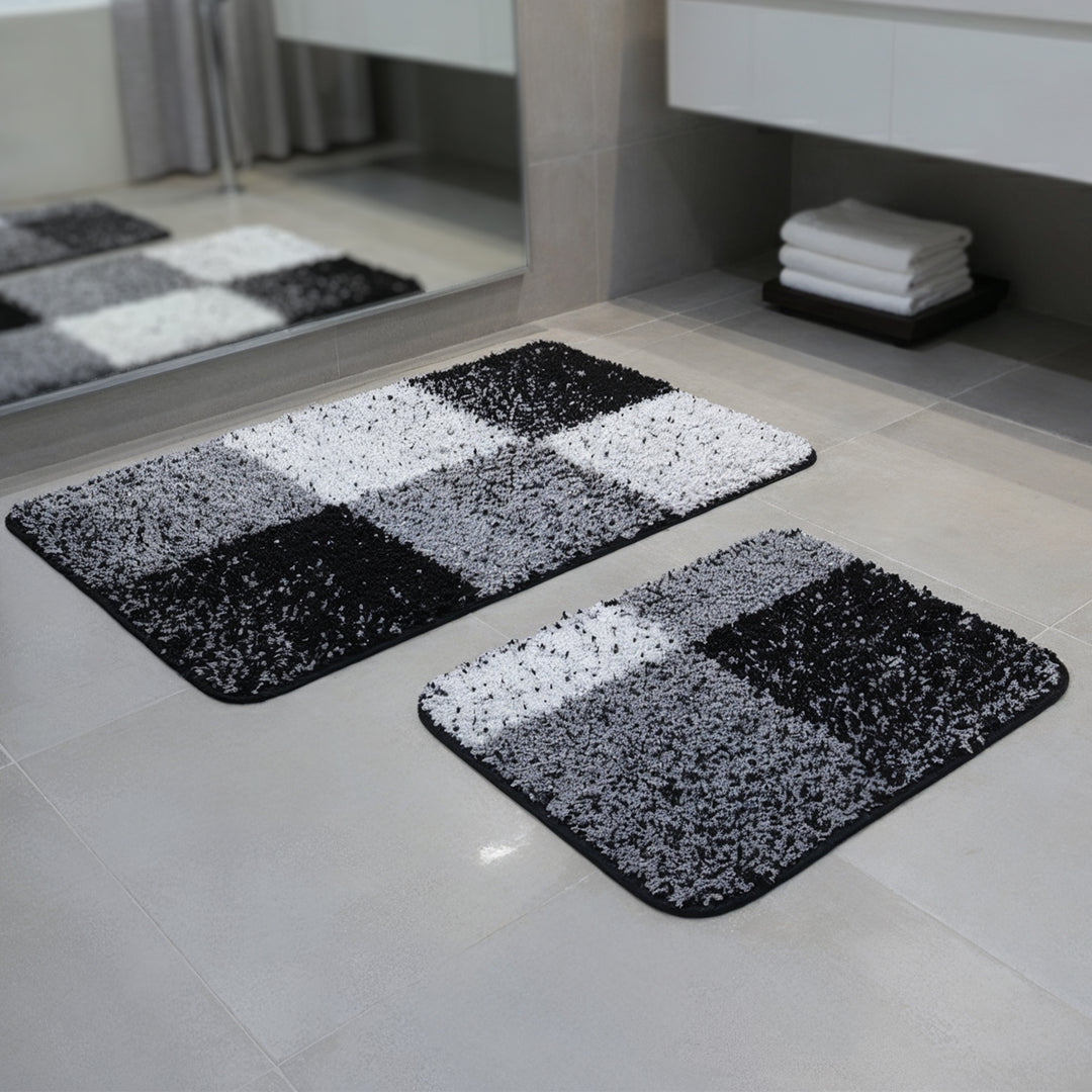 Tapis salle de bain 2pcs