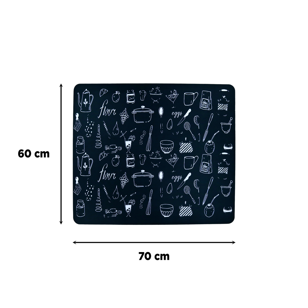 Set 2 tapis cuisine imperméable 180x60cm + 70x60cm