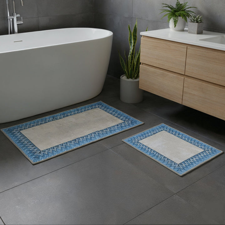 Tapis salle de bain 2pcs