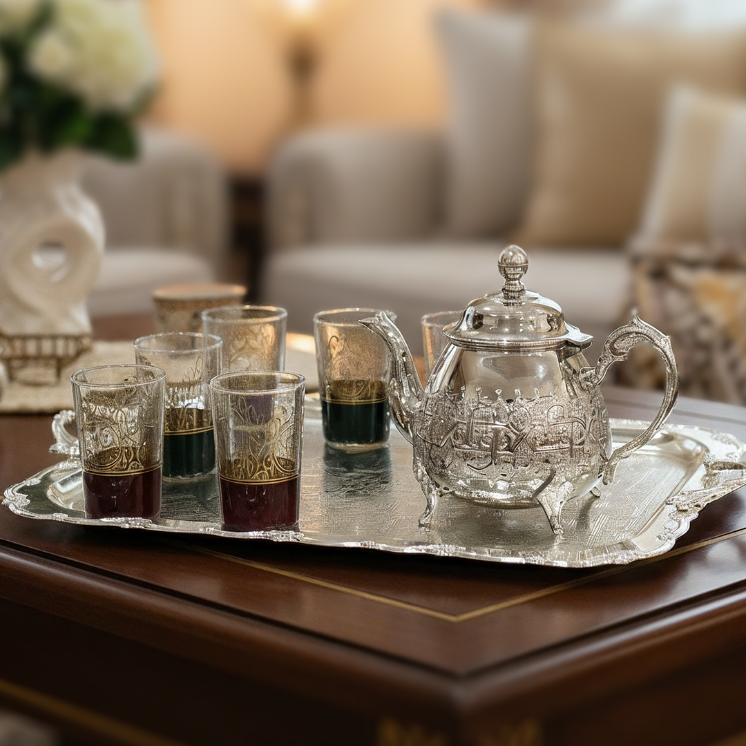 Théière en nickel 1L