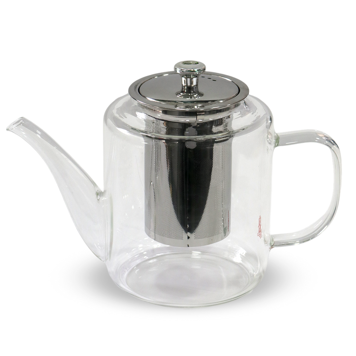 Set 2 théières en verre 1800ML + chauffe en verre