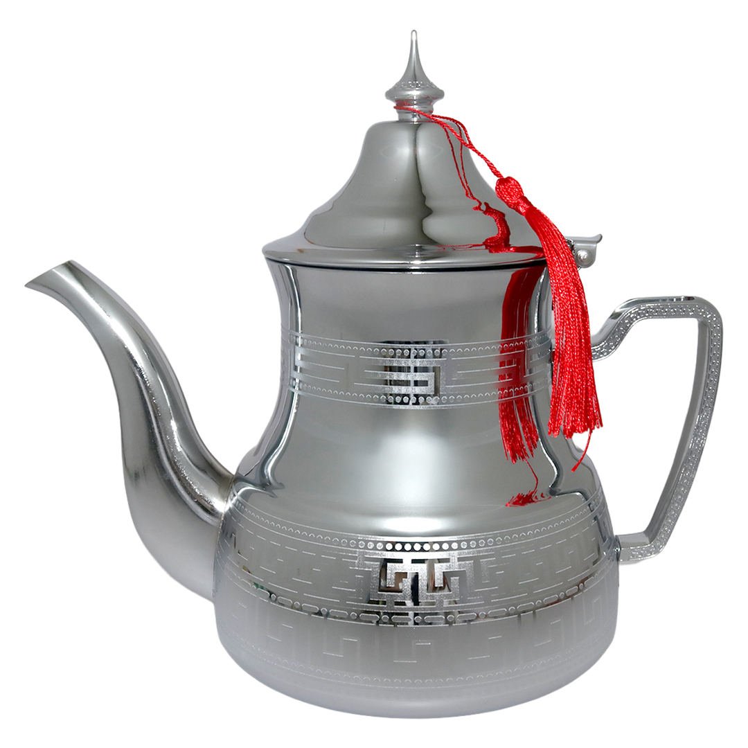 Théière en inox argenté 2L