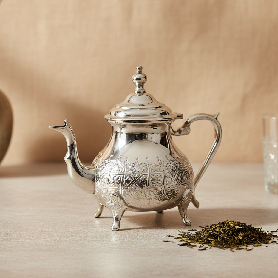 Théière en nickel 1L