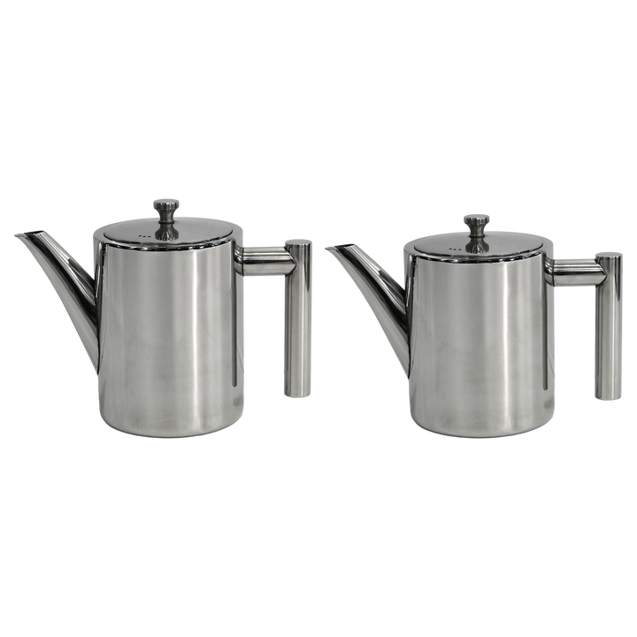 Set 2 théières en inox 0,53 L et 0,95 L