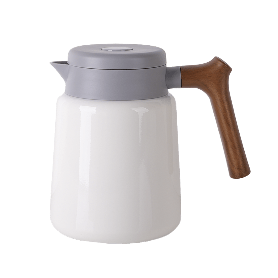 Thermos en inox 1L blanc - Saga Cuisine