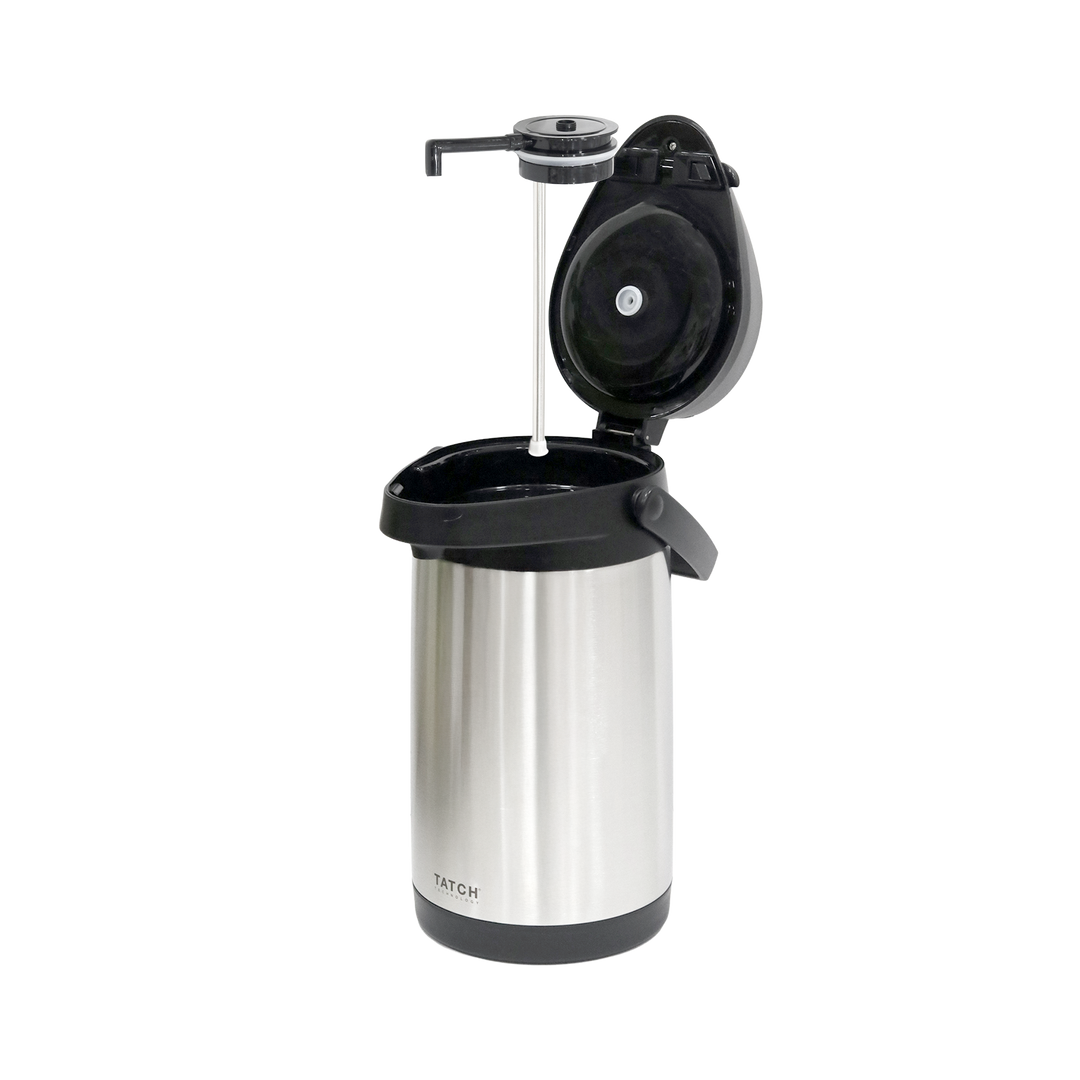 Thermos en inox avec pompe 3L