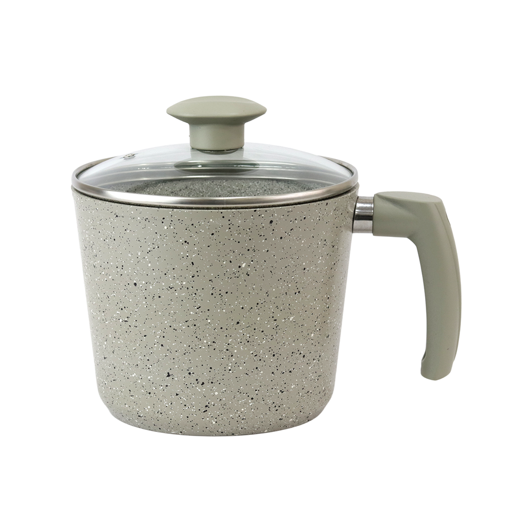 Casserole granite avec couvercle en verre  16cm