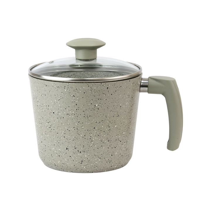 Casserole granite avec couvercle en verre  16cm